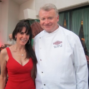 Julie Spira and Omaha Steaks Executive Chef Karl Marsh - BlogWorld