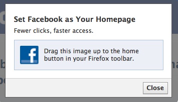Will You Set Facebook as Your Home Page?